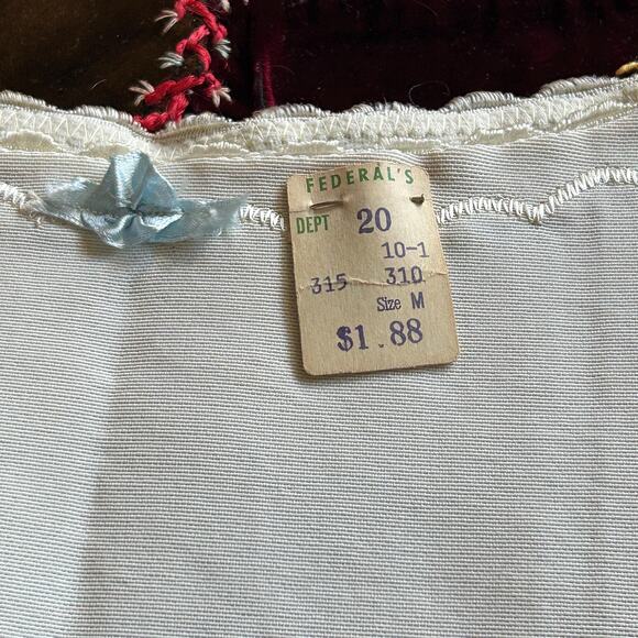 Vintage 40s DEADSTOCK Society Girl Tiny Fit Step In Tap Pant Girdle Garters XXS - Picture 4 of 7